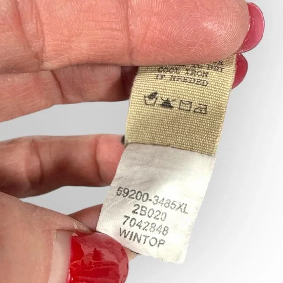 Gimmicks by BKE Top XL Black Flowy Lace 3/4 Sleeve Tie-Neck Women's Goth Dark - Picture 11 of 13